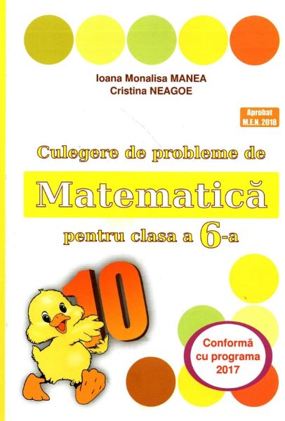 Matematica Clasa Culegere De Probleme Ioana Monalisa Manea