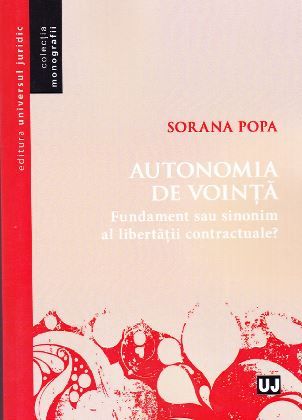 Cartea Autonomia de vointa - Sorana Popa de Autonomia de vointa - Sorana Popa