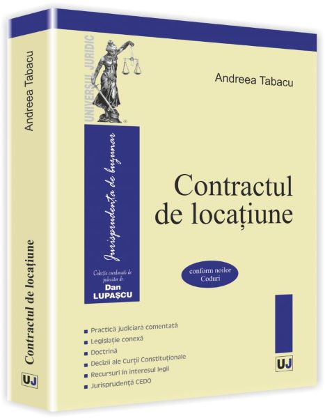 Cartea Contractul de locatiune - Andreea Tabacu de Contractul de locatiune - Andreea Tabacu