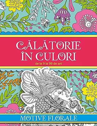 Cartea Calatorie in culori - Motive florale