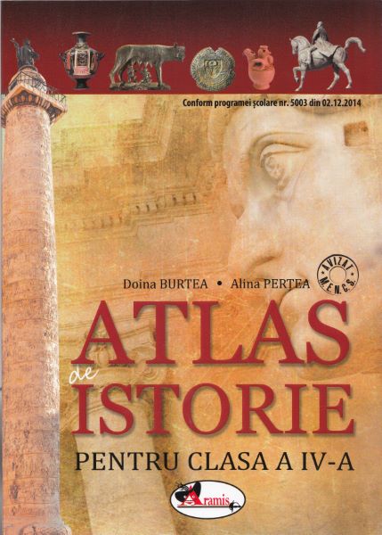 Cartea Atlas de istorie - Clasa a 4-a