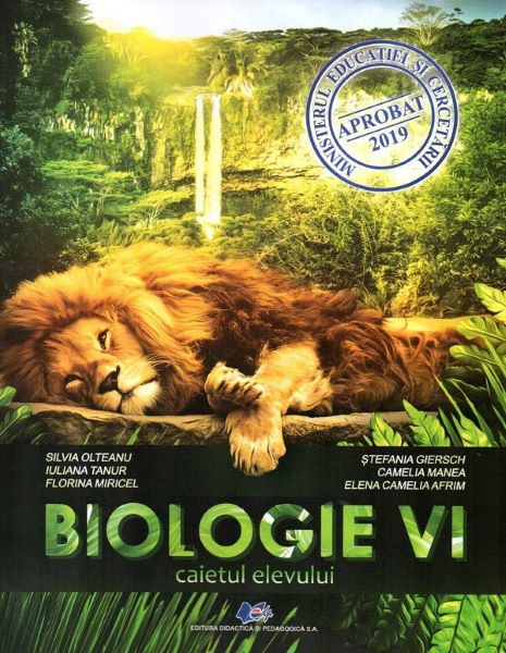 Cartea Biologie - Clasa 6 - Caietul elevului