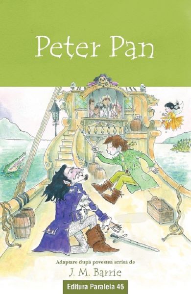 Cartea Peter Pan. Text adaptat - J.M. Barrie de Peter Pan. Text adaptat - J.M. Barrie