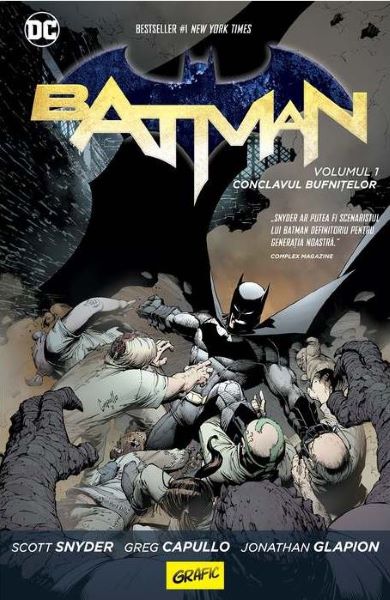 Cartea Batman Vol.1: Conclavul bufnitelor - Scott Snyder, Greg Capullo, Jonathan Glapion de Batman Vol.1: Conclavul bufnitelor - Scott Snyder, Greg Capullo, Jonathan Glapion
