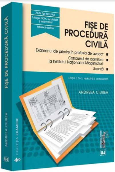 Cartea Fise de procedura civila ed.4 - Andreea Ciurea de Andreea Ciurea