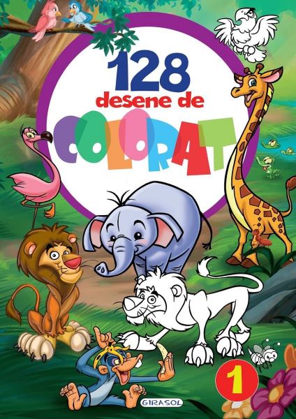 Cartea 128 desene de colorat 1