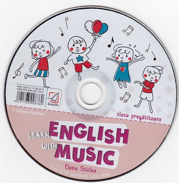 Cartea CD Learn English with Music - Clasa pregatitoare - Elena Sticlea de Elena Sticlea
