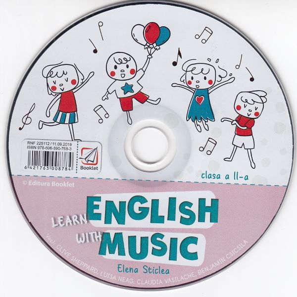 Cartea CD Learn English with Music - Clasa 2 - Elena Sticlea de Elena Sticlea