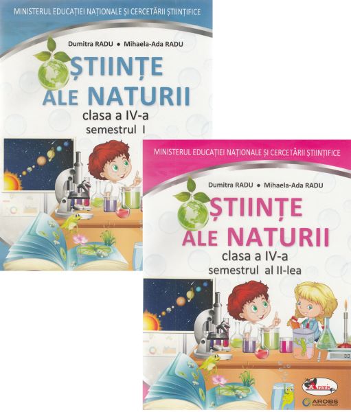 Cartea Stiinte ale naturii - Clasa 4. Sem.1+2 - Manual + CD - Mihaela-Ada Radu, Dumitra Radu de Dumitra Radu