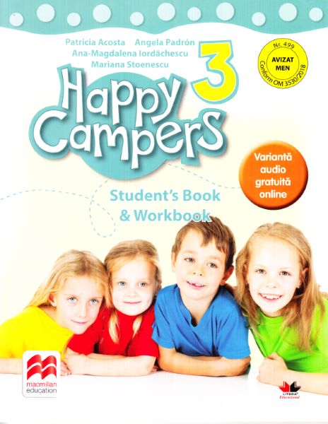 Cartea Happy Campers 3. Student’s Book and Workbook - Patricia Acosta de Happy Campers 3. Student’s Book and Workbook - Patricia Acosta