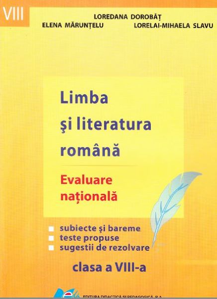 Cartea Evaluare natioala 2014 Limba si literatura romana cls 8