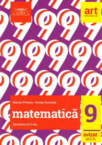 Cartea Matematica - Clasa 9. Semestrul 2 - Marius Perianu, Florian Dumitrel de Matematica - Clasa 9. Semestrul 2 - Marius Perianu, Florian Dumitrel