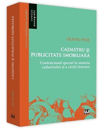Cartea Cadastru si publicitate imobiliara - Oliviu Puie de Cadastru si publicitate imobiliara - Oliviu Puie