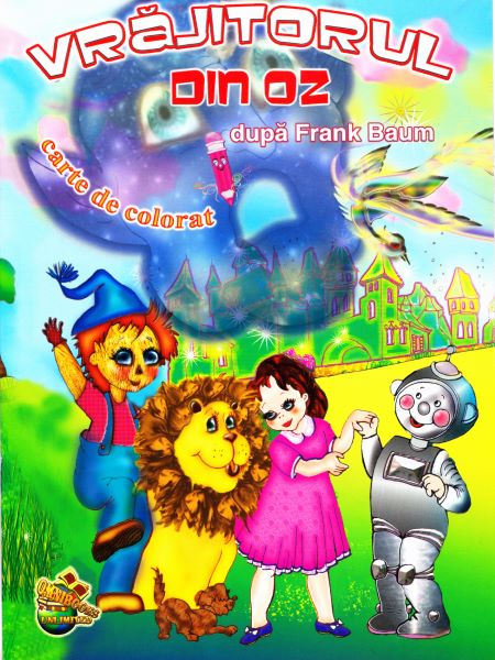 Cartea Vrajitorul din Oz. Carte de colorat - Frank Baum de Frank Baum