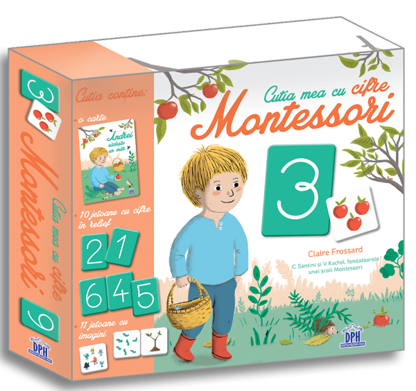 Cartea Cutia mea cu cifre Montessori - Celine Santini, Vendula Kachel de Celine