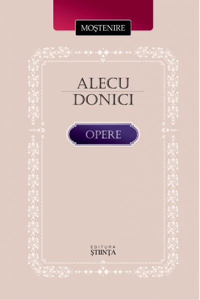 Cartea Opere - Alecu Donici de Alecu Donici