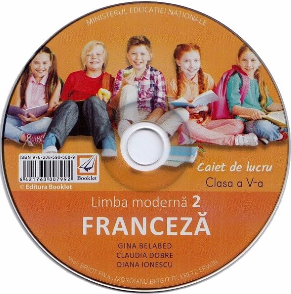 Cartea CD Franceza - Clasa 5 - Claudia Dobre de Claudia Dobre