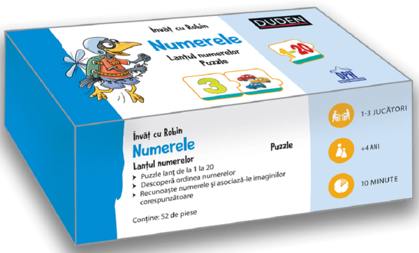 Cartea Invat cu Robin. Numerele - Dorothee Raab