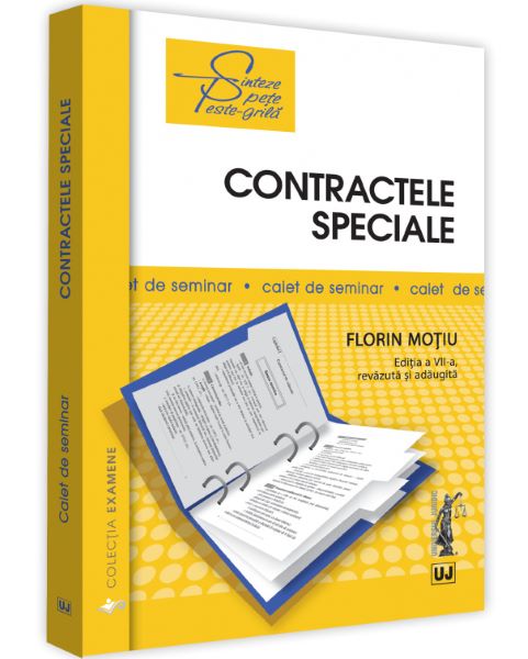 Cartea Contractele speciale. Caiet de seminar Ed.7