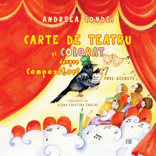 Cartea Carte de teatru si colorat despre compozitori - Andreea Condei de Carte de teatru si colorat despre compozitori - Andreea Condei