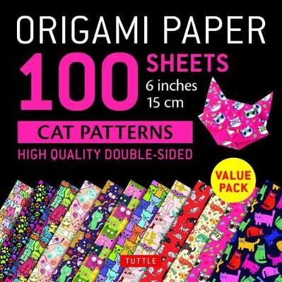 Cartea Origami Paper 100 sheets Cat Patterns 6 (15 cm) – Editura TUTTLE PUBLISHING