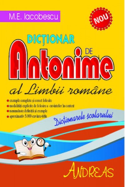 Cartea Dictionar de antonime al limbii romane - M.E. Iocobescu de Dictionar de antonime al limbii romane - M.E. Iocobescu