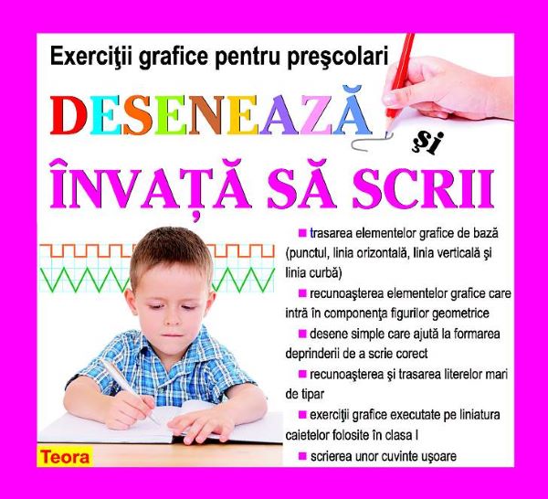 Cartea Deseneaza si invata sa scrii de Deseneaza si invata sa scrii