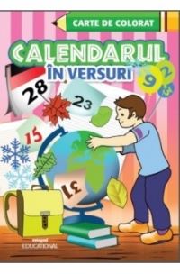 Cartea Calendarul in versuri - Carte de colorat de Calendarul in versuri - Carte de colorat