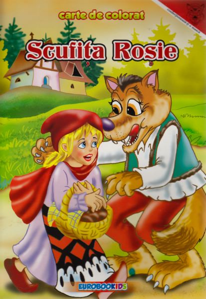 Cartea Scufita Rosie - Carte de colorat de -