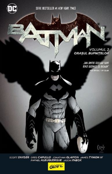 Cartea Batman Vol.2: Orasul bufnitelor - Scott Snyder, Greg Capullo de Batman Vol.2: Orasul bufnitelor - Scott Snyder, Greg Capullo