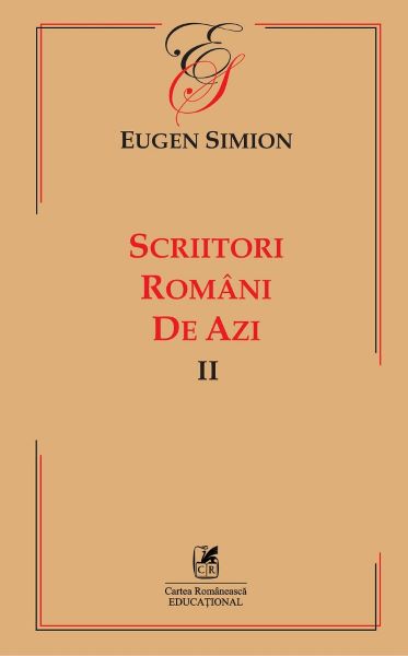Scriitori romani de azi. Vol.2, Eugen Simon – copertă
