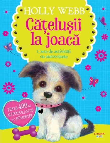 Cartea Catelusii la joaca. Carte de activitati cu autocolante - Holly Webb de Holly Webb