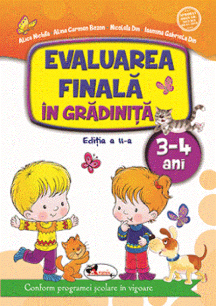 Cartea Evaluarea finala in gradinita 3-4 ani - Alice Nichita de Alice Nichita