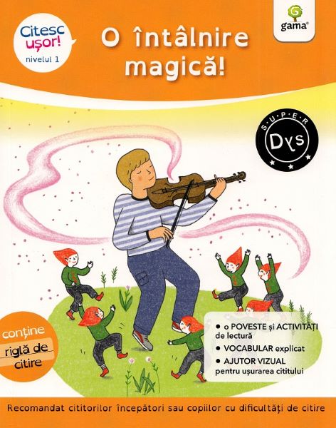 Cartea O intalnire magica! Citesc usor! Nivelul 1 - Evelyne Barge, Marco Overzee