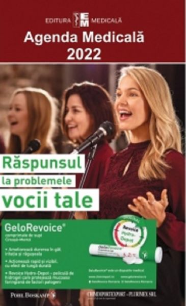 Cartea Agenda Medicala 2022 - Cornel Chirita, Cristina Daniela Marineci de Agenda Medicala 2022 - Cornel Chirita, Cristina Daniela Marineci