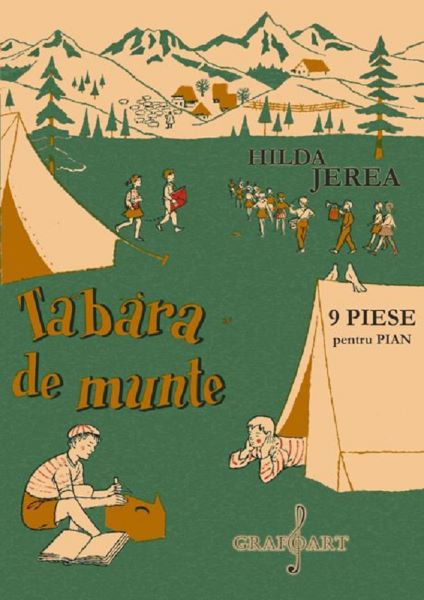 Tabara de munte. 9 piese pentru pian, Hilda Jerea – copertă