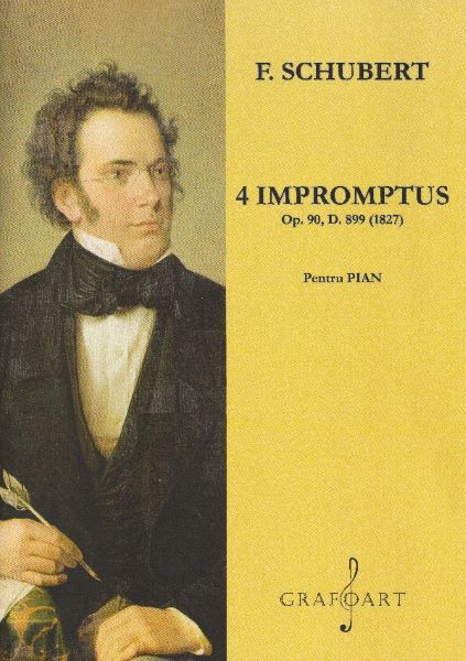 Cartea 4 impromptus pentru pian Op.90, D.899 - Franz Schubert de 4 impromptus pentru pian Op.90, D.899 - Franz Schubert