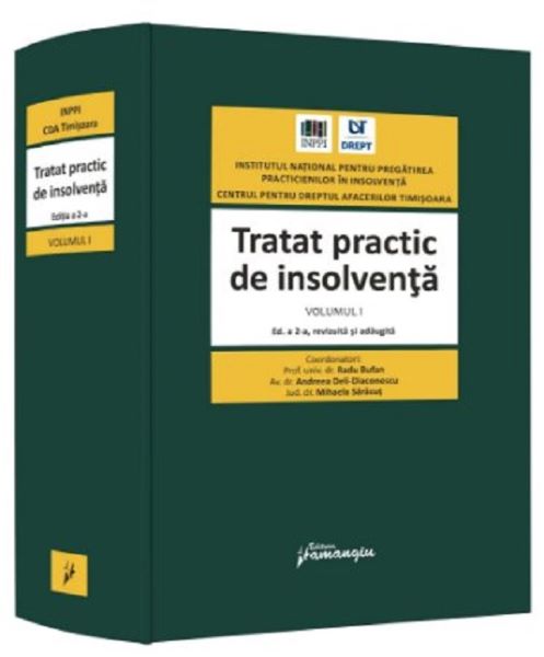 Cartea Tratat practic de insolventa.Vol.1 - Radu Bufan de Tratat practic de insolventa.Vol.1 - Radu Bufan