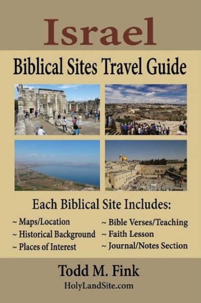 Israel Biblical Sites Travel Guide, Todd M. Fink – copertă
