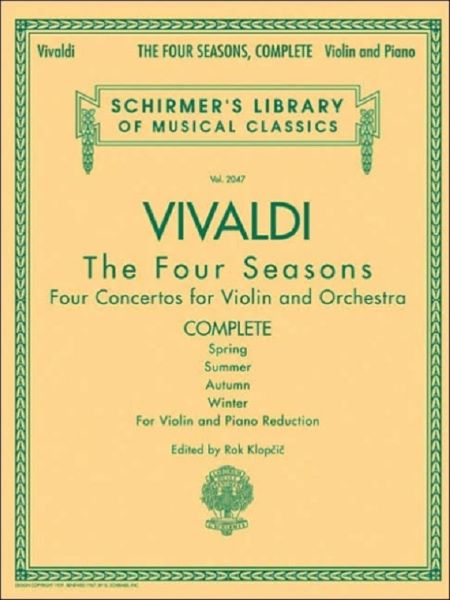 Cartea The Four Seasons. Complete Edition - Antonio Vivaldi de Antonio Vivaldi