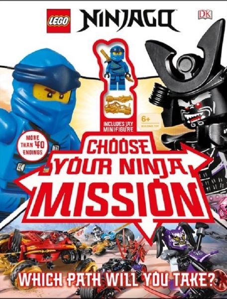 Cartea lego ninjago choose your ninja