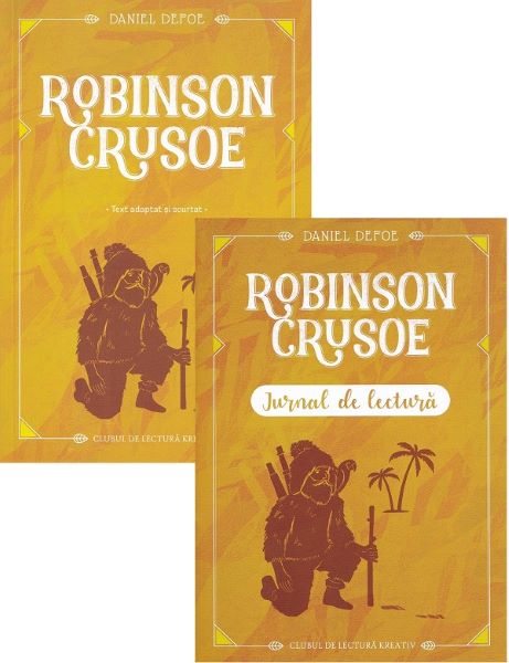 Cartea Robinson Crusoe + Jurnal de lectura - Daniel Defoe de Daniel Defoe