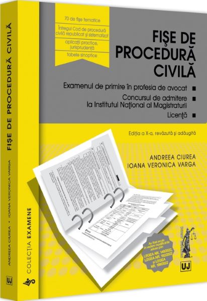 Cartea Fise de procedura civila Ed.10 de Fise de procedura civila Ed.10
