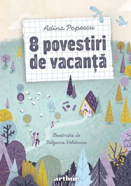 Cartea 8 povestiri de vacanta de Adina Popescu