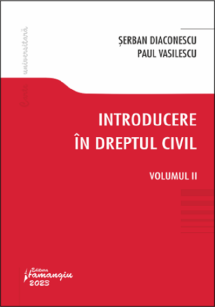 Cartea Introducere in dreptul civil Vol.2 de Introducere in dreptul civil Vol.2
