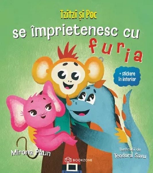 Cartea Tzitzi si Poc se imprietenesc cu furia de Tzitzi si Poc se imprietenesc cu furia