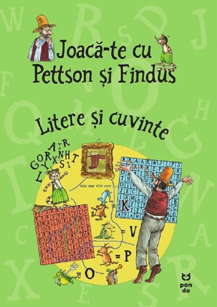 Cartea Joaca-te cu Pettson si Findus. Litere si cuvinte de Sven Nordqvist