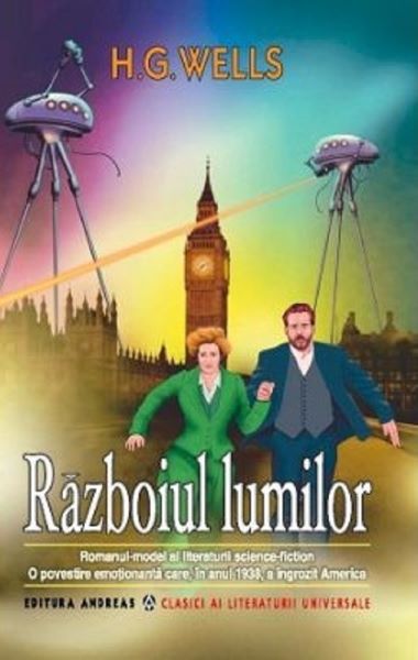 Cartea Razboiul lumilor de H.G. Wells