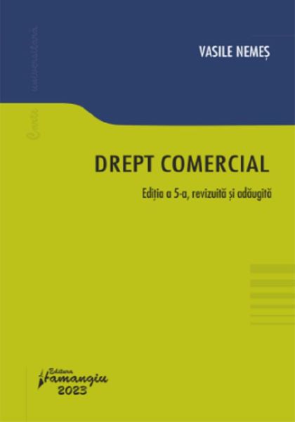 Cartea Drept comercial Ed.5 de Vasile Nemes