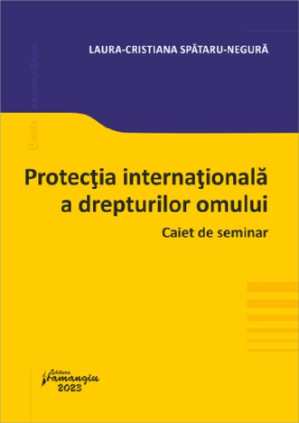 Cartea Protectia internationala a drepturilor omului. Caiet de seminar de Laura-Cristiana Spataru-Negura